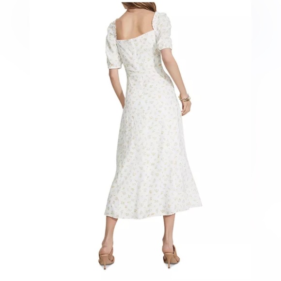 Bardot Ditsy Floral Midi Dress Bloomingdale’s Peasant Dress Size 10 Large - Picture 5 of 11